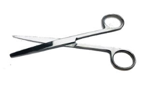 5" STRAIGHT SHARP/BLUNT SCISSORS (6Q) 24% DISCOUNT